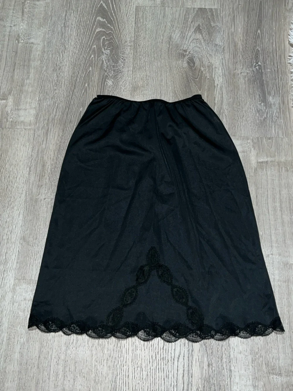 Vintage Young America Maid Lingerie Lace Slit Pettislip - Picture 2 of 12